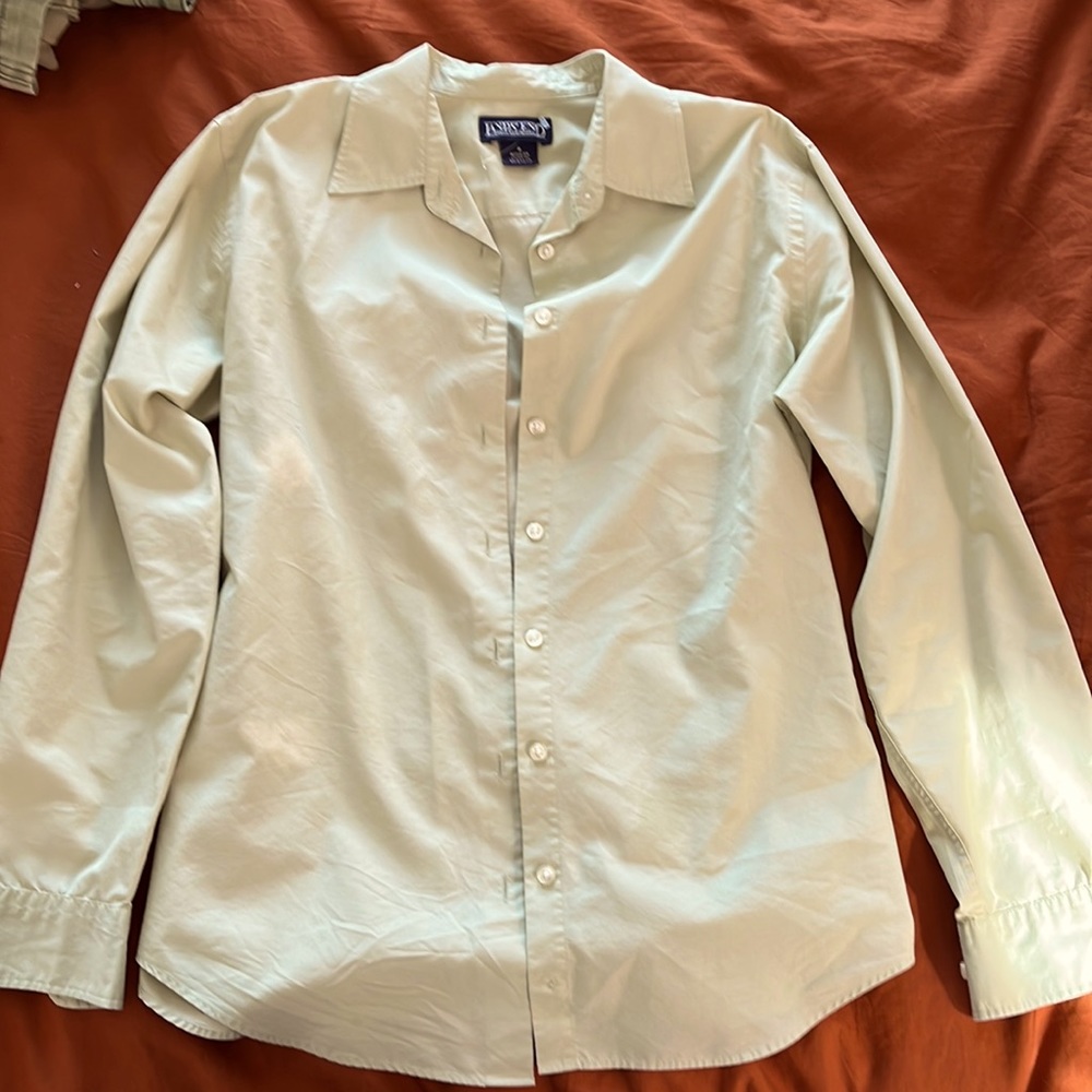 Light Green Button Down - image 1